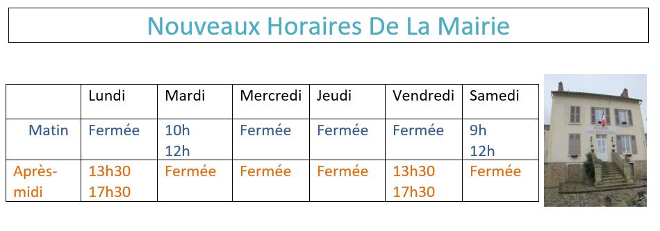 horaires